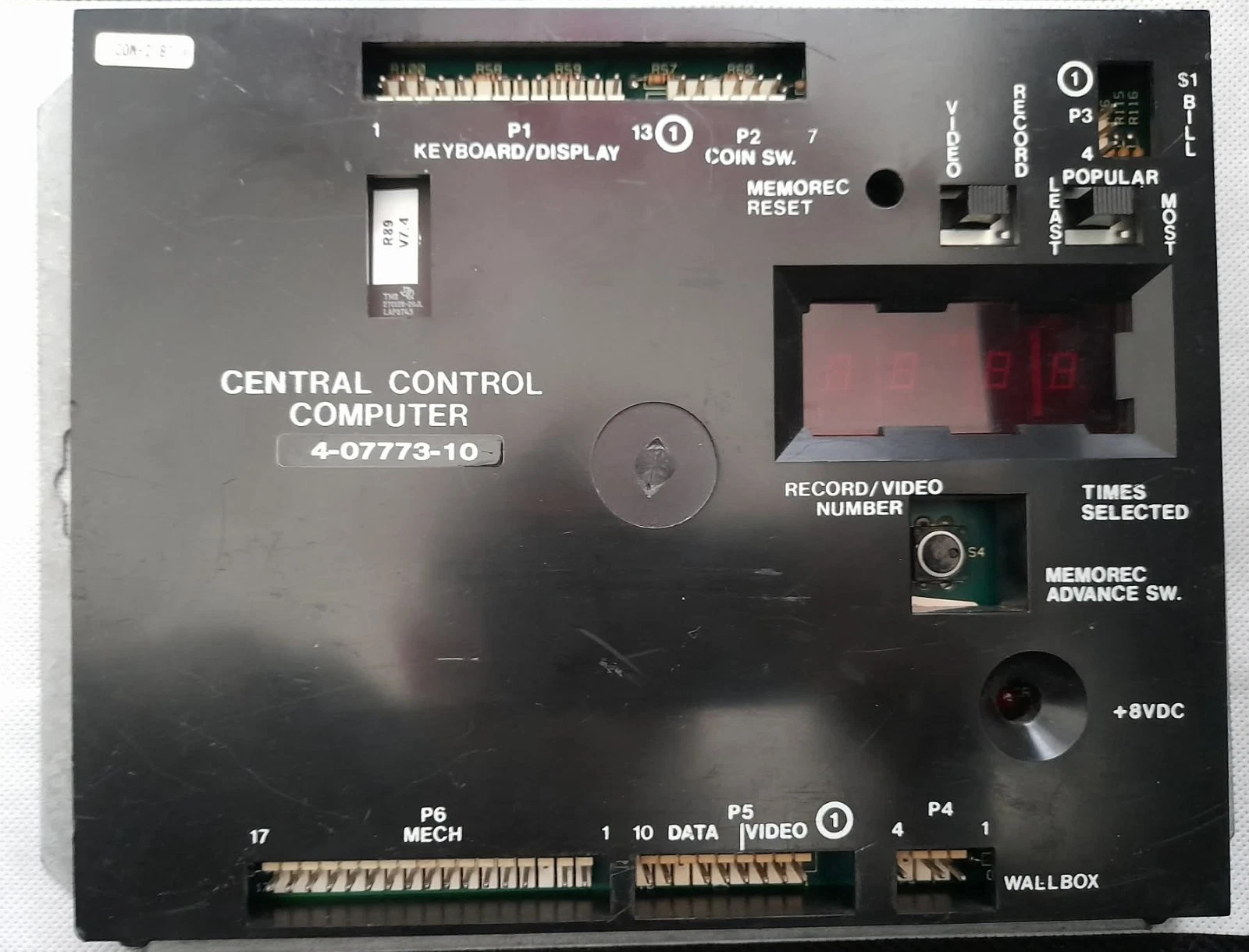 Exchange Rowe AMI R89 R90 R91 R92 R93 R94 Central Control Computer